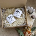 Pack 2 tazas vintage "Mr & Mrs"