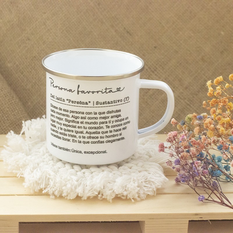 Taza Vintage "Persona favorita"