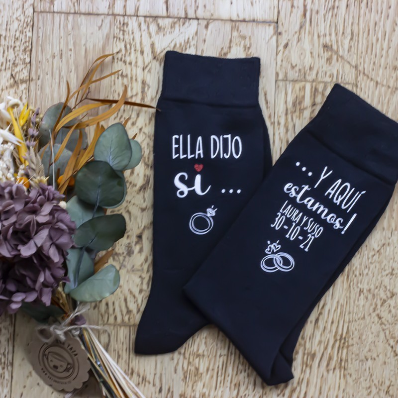 Calcetines "Ella dijo sí"