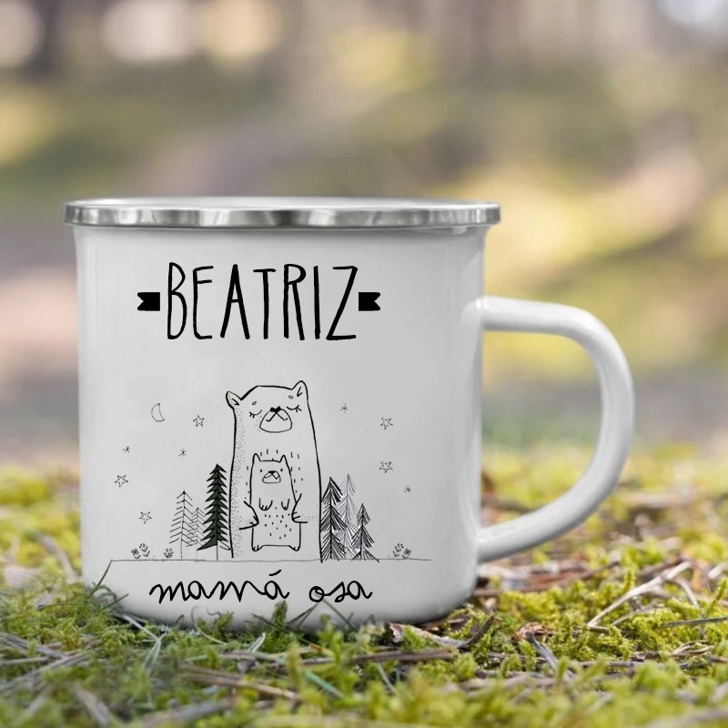 Taza Vintage "Mamá osa"