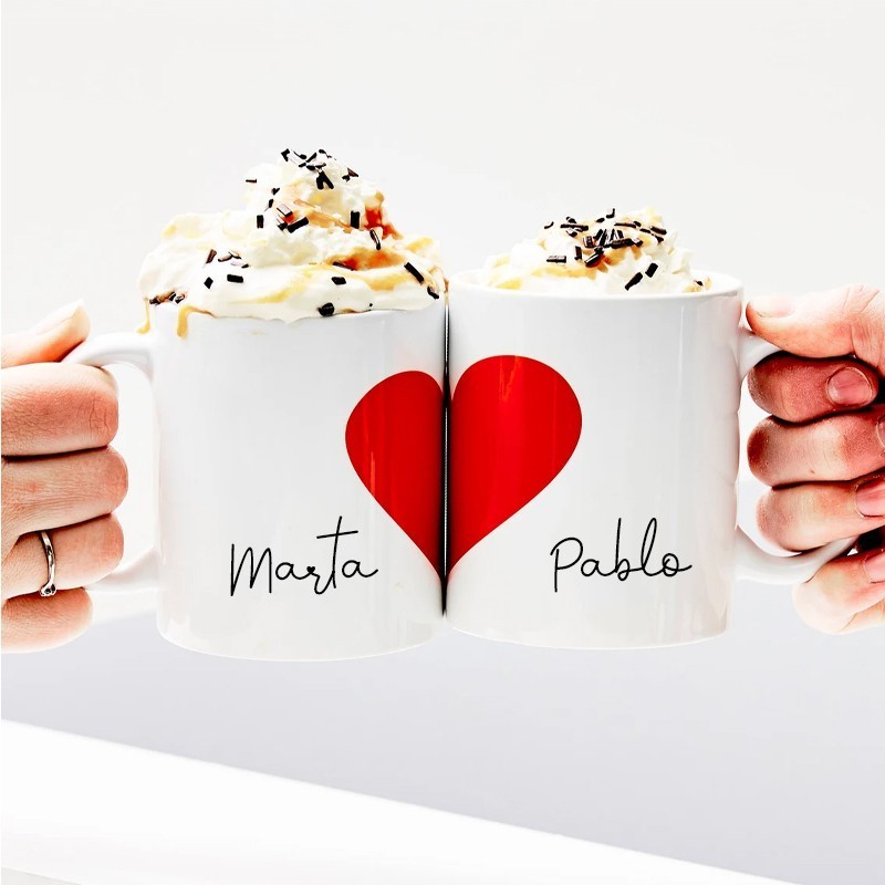 Pack 2 Tazas "Corazón"