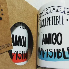 Taza "Amiga o Amigo Invisible"