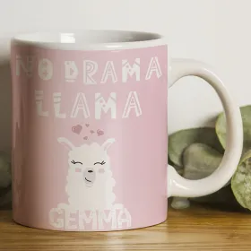 Taza "No drama llama"