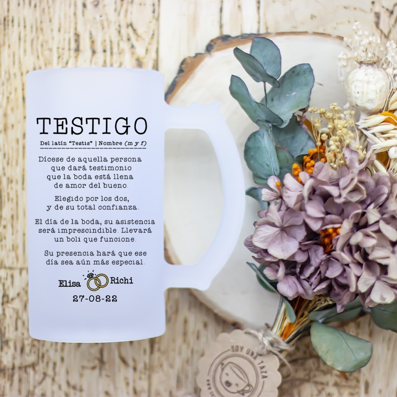 Jarra de cerveza "Testigo"