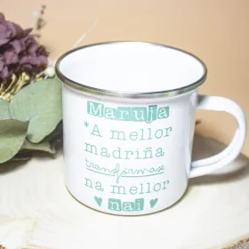 Taza vintage "Mellor madriña a mellor nai"