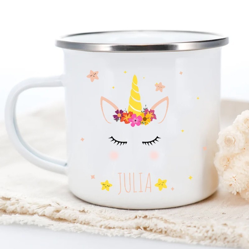 Taza vintage "Unicornio"
