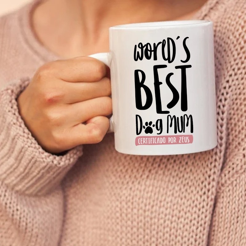 Taza "World´s best dog mum"