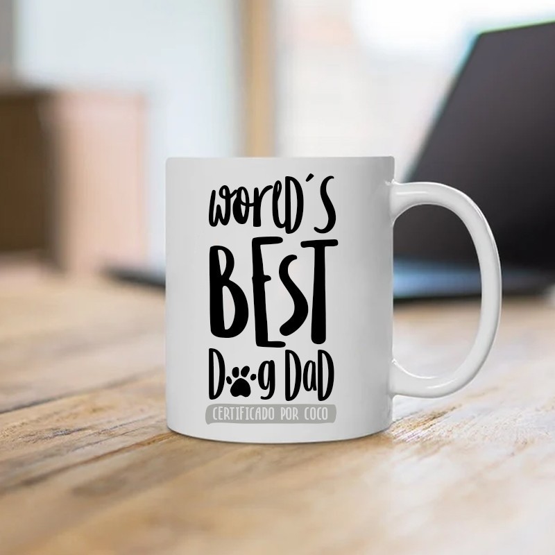 Taza "World´s best dog dad"