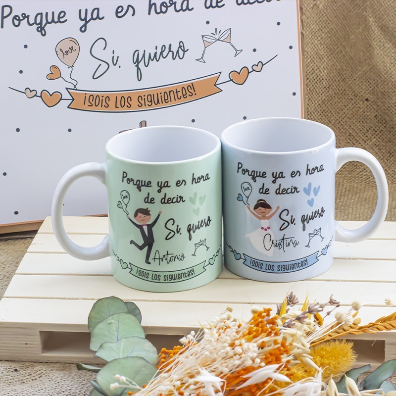 Pack 2 tazas "Sois los siguientes"