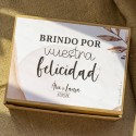 Pack 2 copas de cava "Brindis"