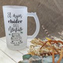 Jarra de cerveza "Mejor chófer"