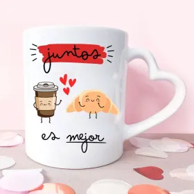 Taza "Juntos es mejor"