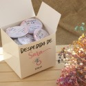 Pack de chapas "Equipo de la novia"