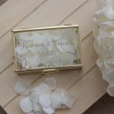 Caja porta alianzas cristal "Sky"