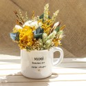Taza flores preservadas "Mamá"