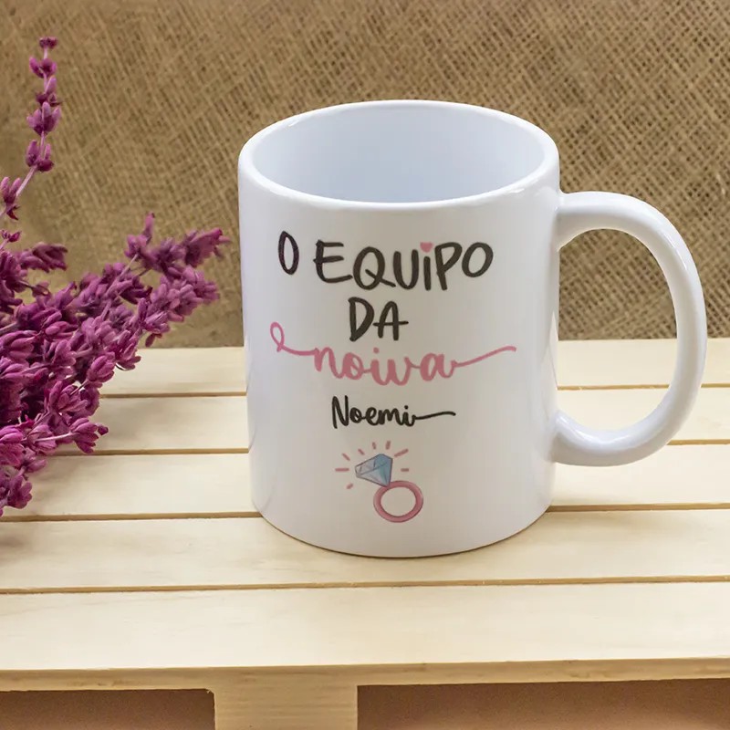 Taza "O equipo da noiva"