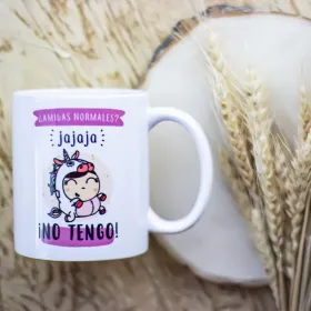 Taza "¿Amigas Normales? ¡No Tengo!