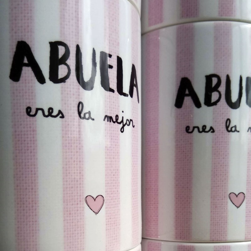 Taza "Abuela eres la mejor"