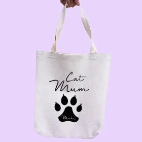 Bolsa de tela "Cat mum"