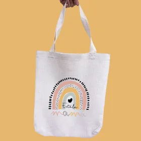 Bolsa de tela "Arcoiris mamá"