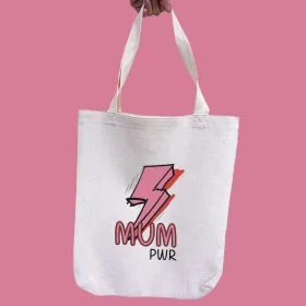 Bolsa de tela "Mum Pwr"