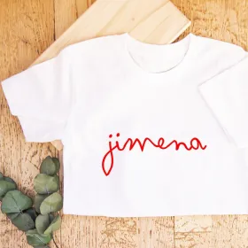 Camiseta infantil "Nombre"