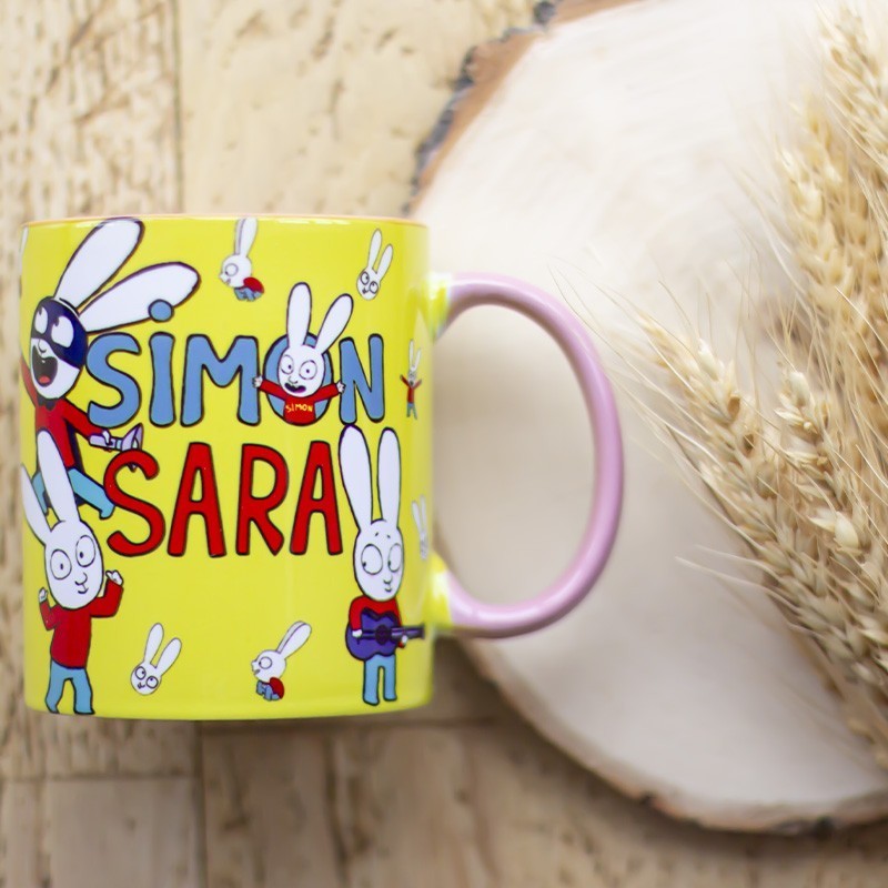 Taza "Simón el conejo"