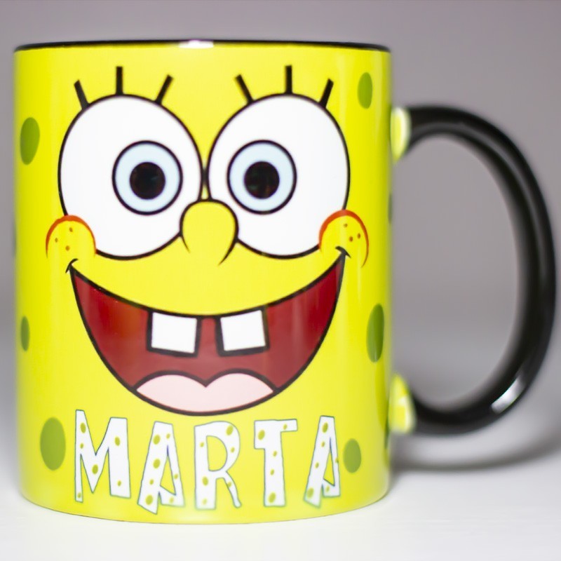 Taza "Bob esponja caritas"