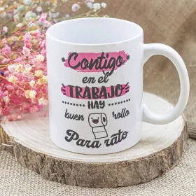 Taza "Buen rollo en el trabajo"