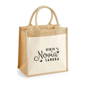 Bolso de yute "Novia"