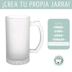 Jarra de cerveza 100% personalizada