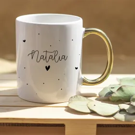 Taza asa metalizada "Wedding"