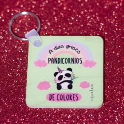 Llavero "Pandicornios"