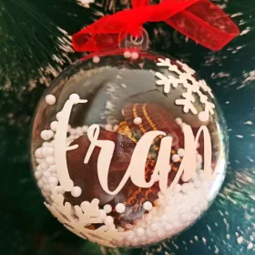 Bolas de navidad personalizadas