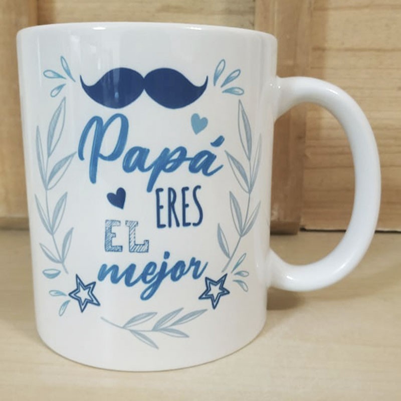 Taza "Papá eres el mejor: Blue edition"