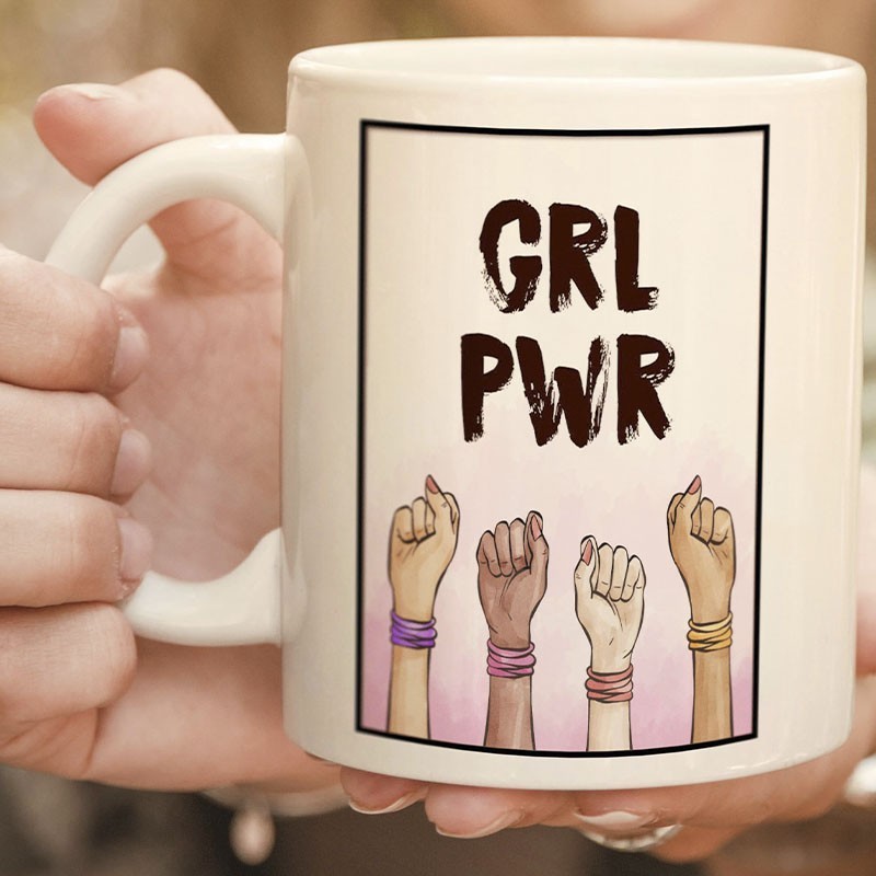 Taza "GRL PWR"