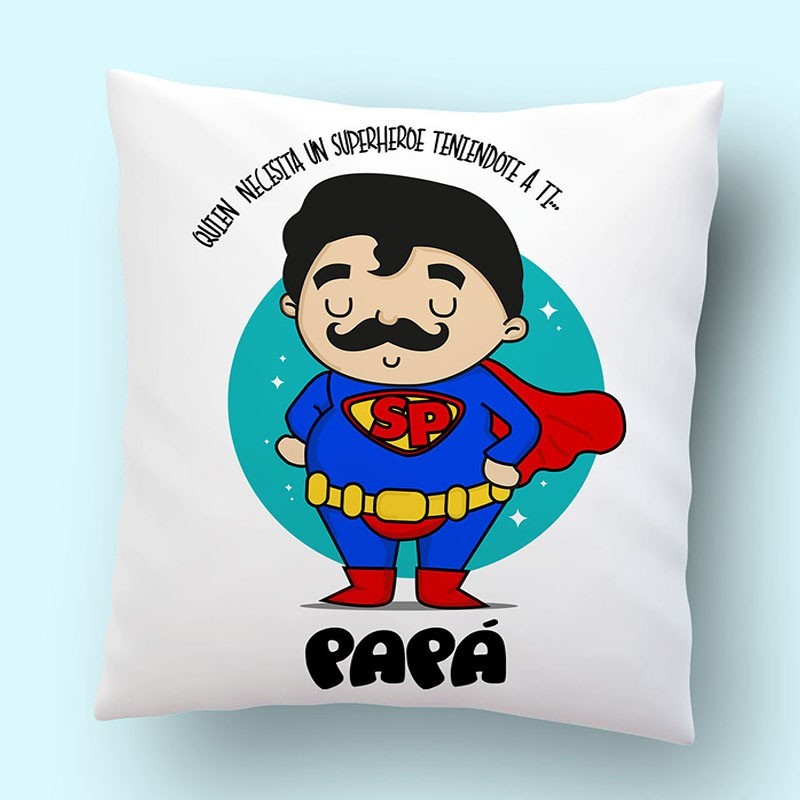 Cojín "Papá Superhéroe"