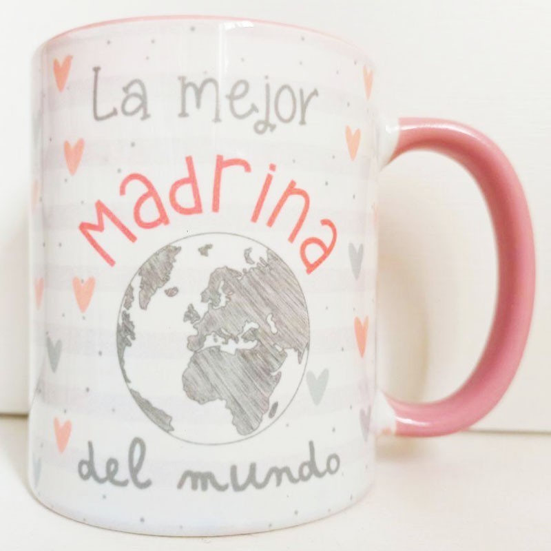 Taza "La mejor madrina del mundo"
