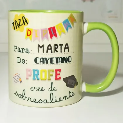 Taza profesora de sobresaliente –