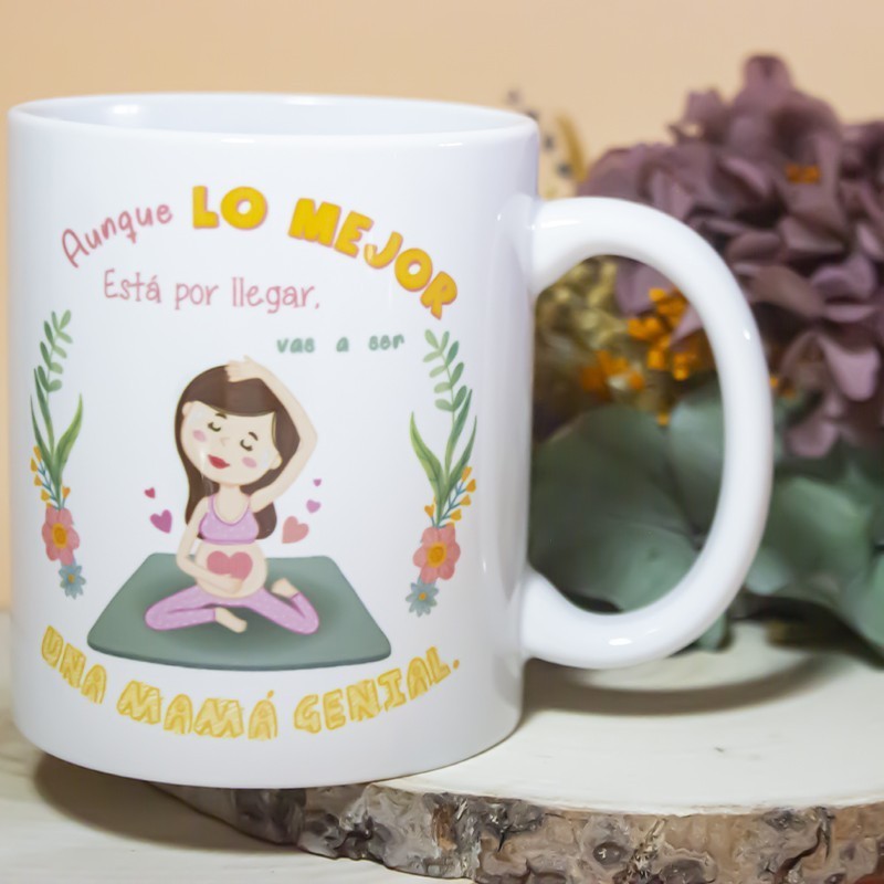 Taza "vas a ser una mamá genial"