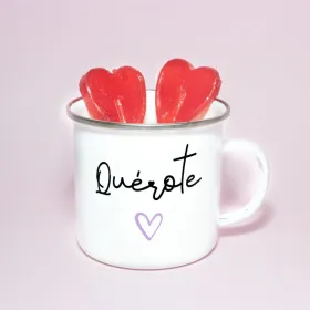 Taza vintage "Quérote"