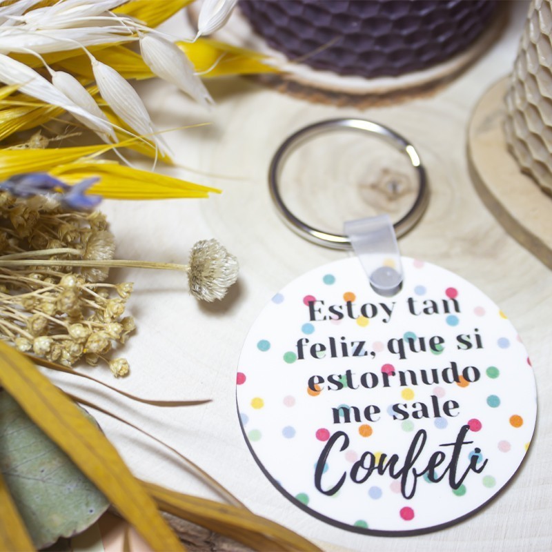 Llavero "Confeti"