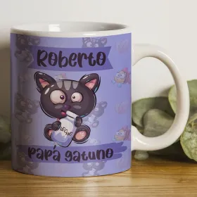 Taza "Papá gatuno"