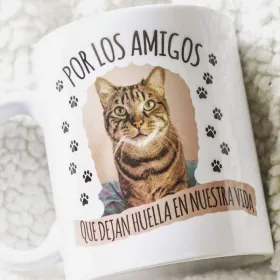 Taza "Amigos que dejan huella"