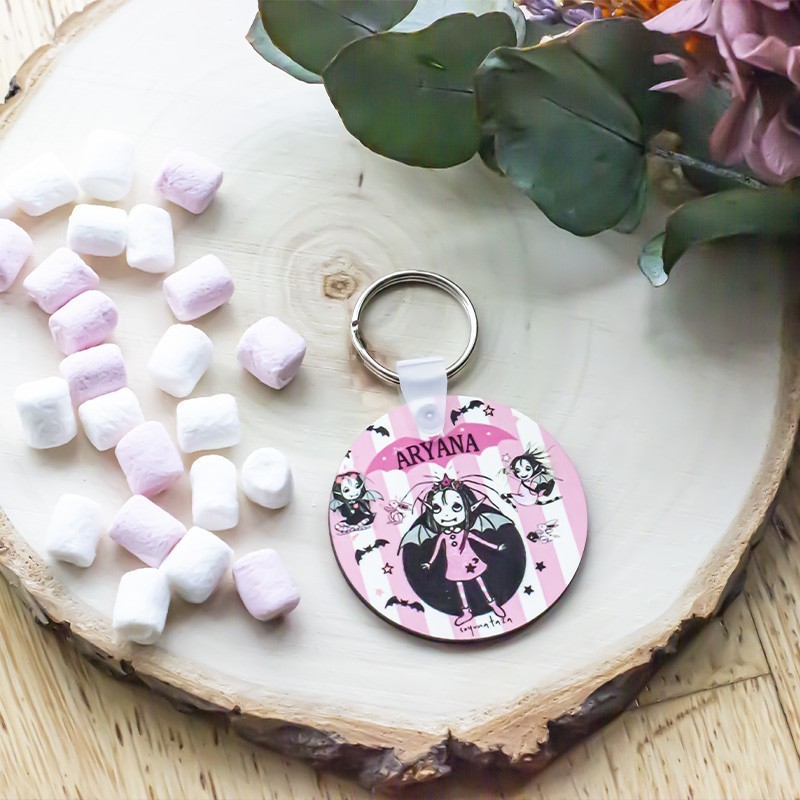 Llavero redondo "Isadora Moon"