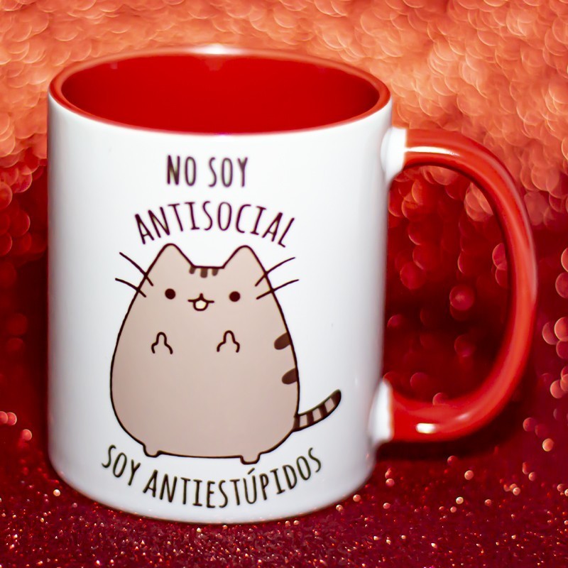 Taza "Antiestúpidos"