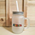 Mason Jar "Princesa Peach"