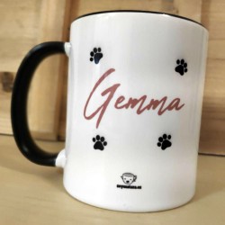 Taza "Café y un gato"