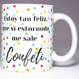 Taza "Confeti"