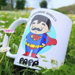 Taza "Papá superhéroe"